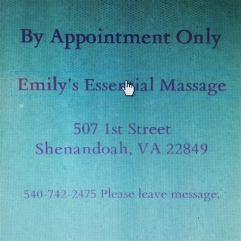 Erotic massage Shenandoah